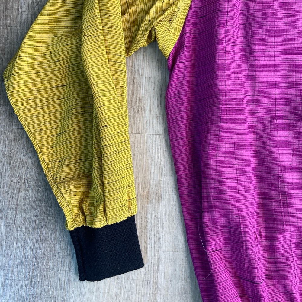 Karen Kane Colorblock Rayon Long Sleeve Top Women’s 8 - Picture 7 of 10